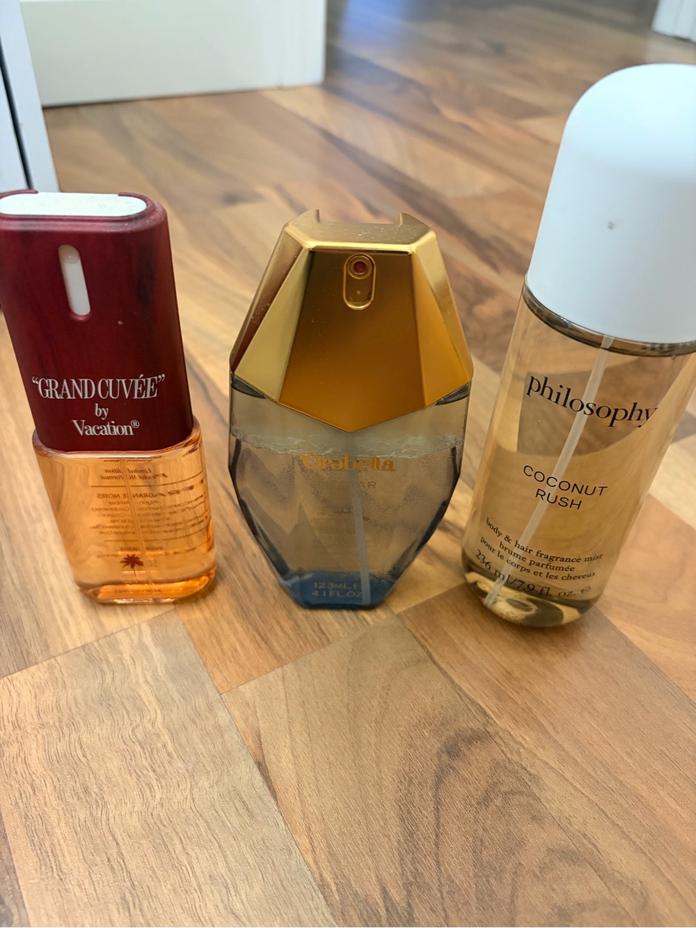 Philosophy Coconut Rush, Vacation Grandcuvee, Orabella Nectar Dew